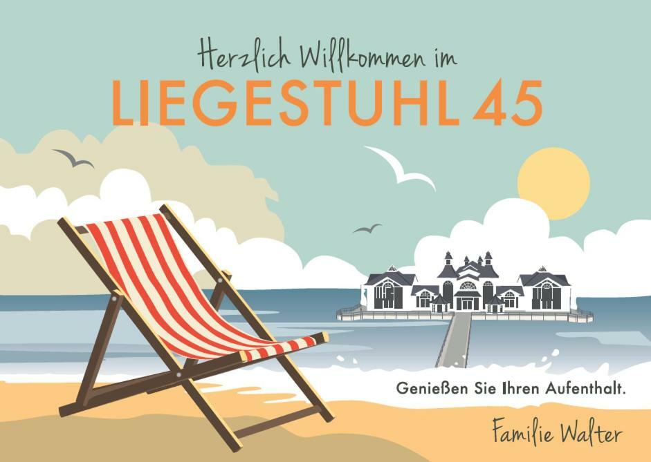 Villa Louisa - Liegestuhl 45 Sellin  Luaran gambar